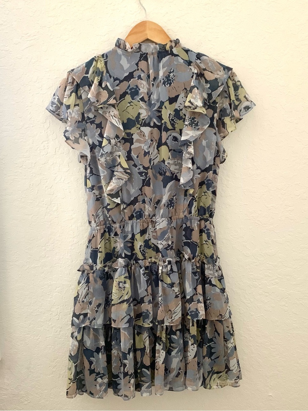 Ralph Lauren Floral Ruffle-Trim Georgette Dress - Picture 14 of 14